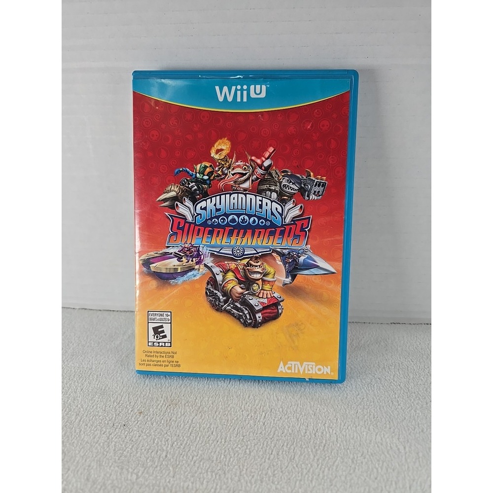 Wii U Skylanders SuperChargers Game Only Complete Near Mint Disc 2015‎